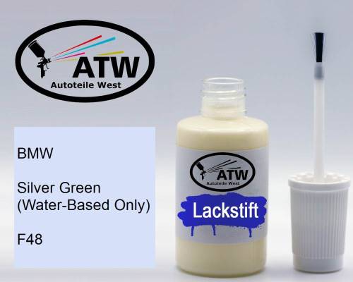 BMW, Silver Green (Water-Based Only), F48: 20ml Lackstift, von ATW Autoteile West.